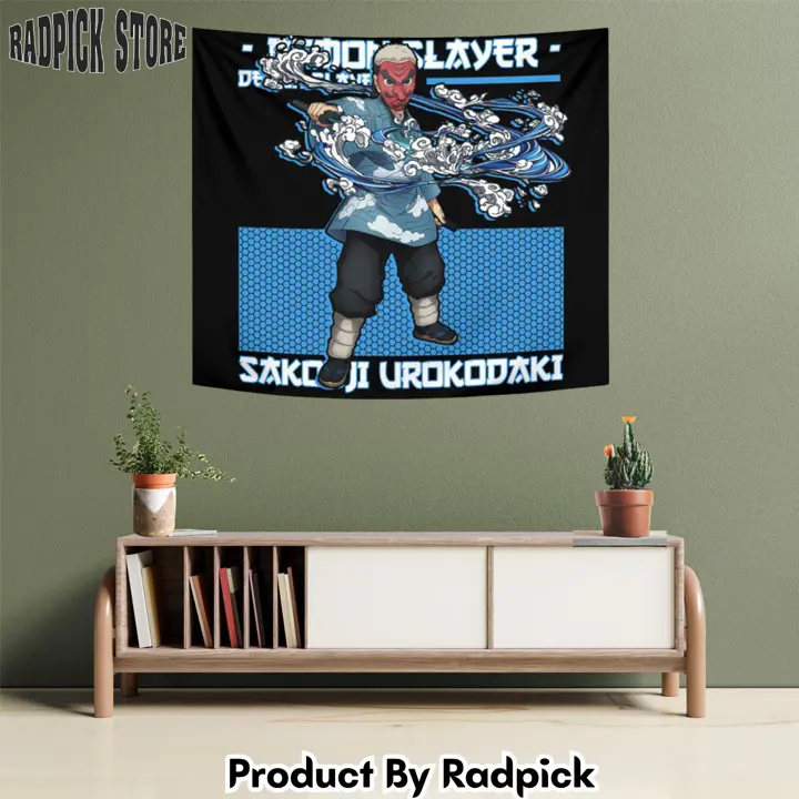 Sakonji urokodaki tapestry custom anime home decor  rp5943755